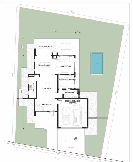 4 Bedroom Home being Built in Fountain Brook Estate.