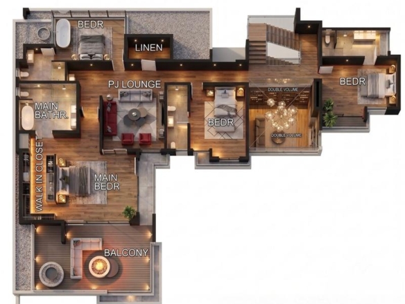 5 Bedroom Home to be built in Midstream Ridge Estate.