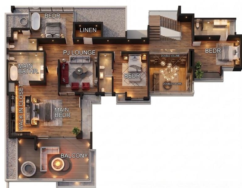 5 Bedroom Home to be built in Midstream Ridge Estate.