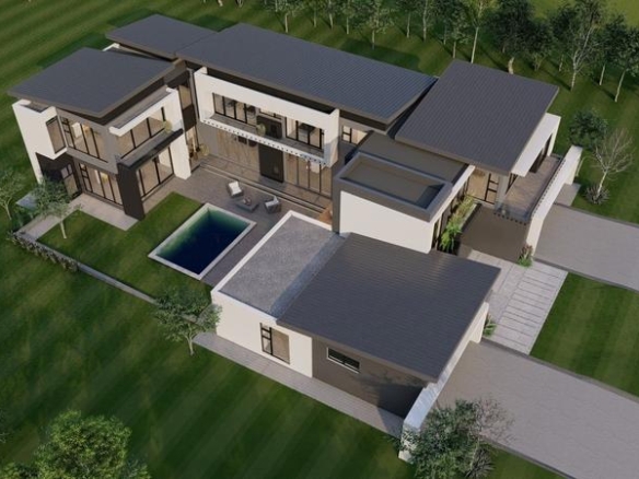 5 Bedrooms Modern Home to built in Midstream Ridge Estate.