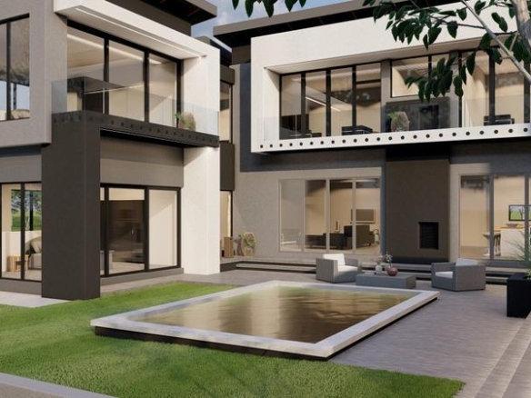 5 Bedrooms Modern Home to built in Midstream Ridge Estate.