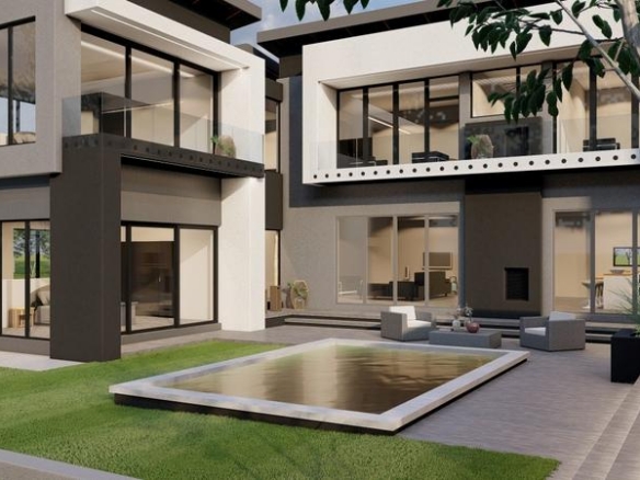 5 Bedrooms Modern Home to built in Midstream Ridge Estate.