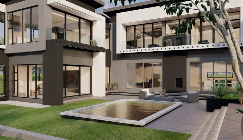 5 Bedrooms Modern Home to built in Midstream Ridge Estate.