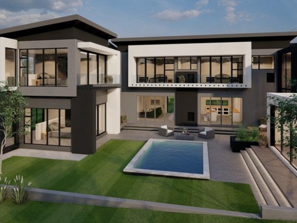 5 Bedrooms Modern Home to built in Midstream Ridge Estate.