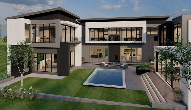 5 Bedrooms Modern Home to built in Midstream Ridge Estate.