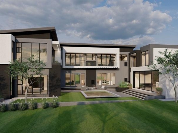 5 Bedrooms Modern Home to built in Midstream Ridge Estate.
