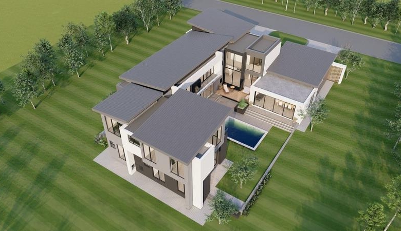 5 Bedrooms Modern Home to built in Midstream Ridge Estate.