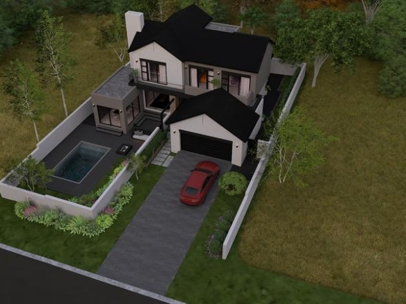 4 Bedrooms House being built in Fountain Brook Estate.