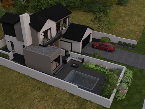 4 Bedrooms House being built in Fountain Brook Estate.