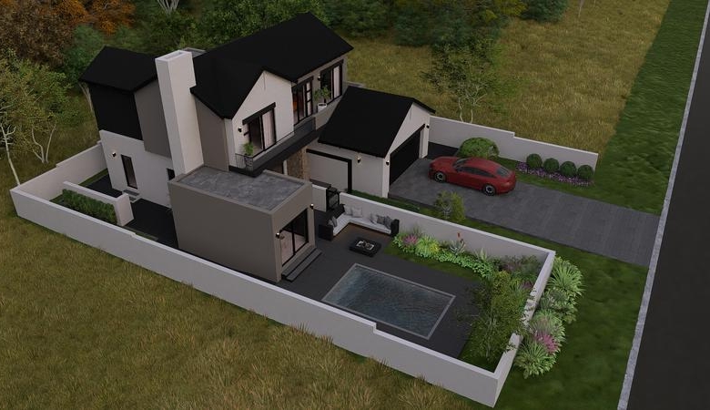 4 Bedrooms House being built in Fountain Brook Estate.