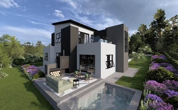 4 Bedrooms House being built in Fountain Brook Estate.