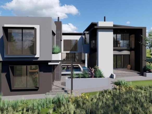 Altra Modern 6 Bedroom home being built in Midstream Heights Estate.