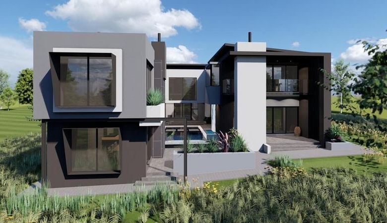 Altra Modern 6 Bedroom home being built in Midstream Heights Estate.