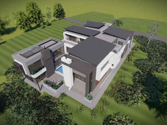 Altra Modern 6 Bedroom home being built in Midstream Heights Estate.