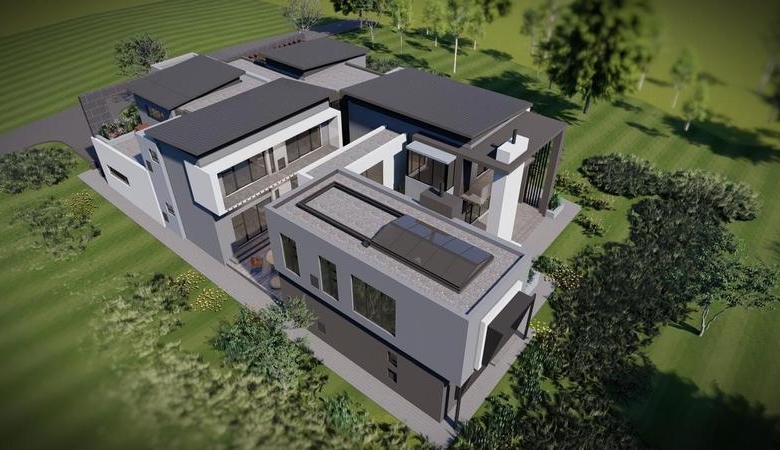 Altra Modern 6 Bedroom home being built in Midstream Heights Estate.