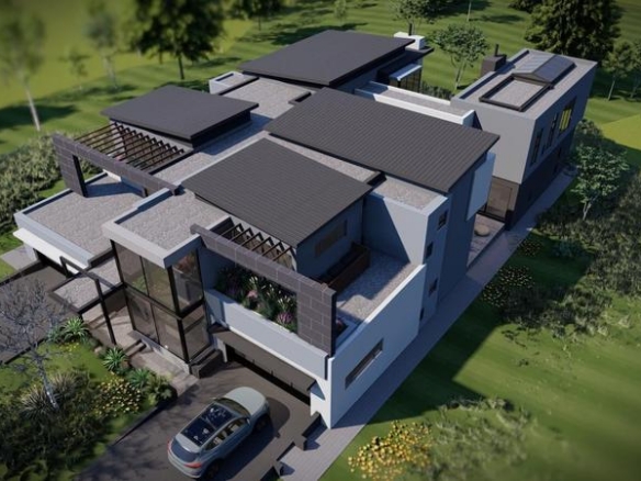 Altra Modern 6 Bedroom home being built in Midstream Heights Estate.