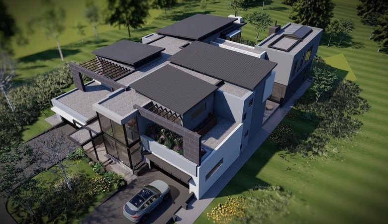 Altra Modern 6 Bedroom home being built in Midstream Heights Estate.