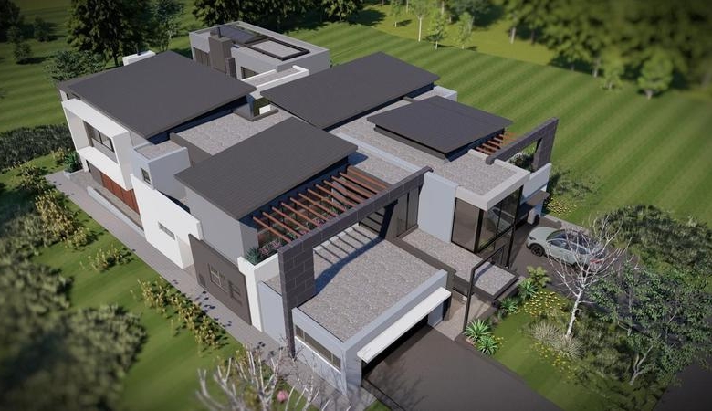 Altra Modern 6 Bedroom home being built in Midstream Heights Estate.