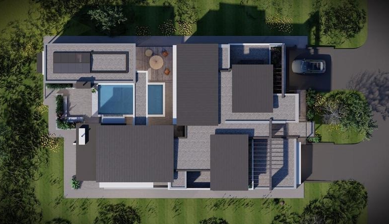 Altra Modern 6 Bedroom home being built in Midstream Heights Estate.