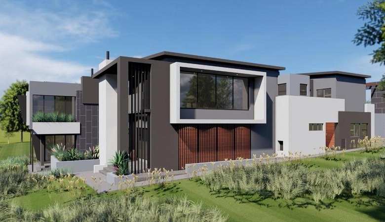 Altra Modern 6 Bedroom home being built in Midstream Heights Estate.