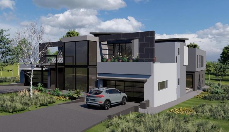 Altra Modern 6 Bedroom home being built in Midstream Heights Estate.