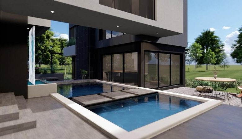 Altra Modern 6 Bedroom home being built in Midstream Heights Estate.