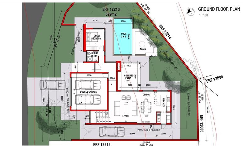 4 Bedroom Home to be built in Fountain Brook Estate.