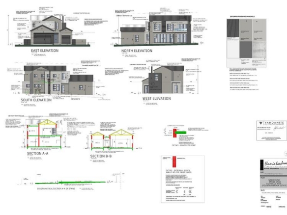 4 Bedrooms with 3 Garages being built in FountainBrook Estate.