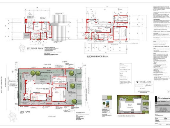 4 Bedrooms with 3 Garages being built in FountainBrook Estate.