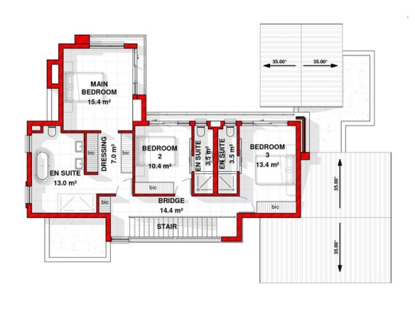 4 Bedroom Home to be built in Fountain Brook Estate.