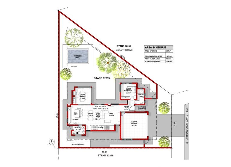 4 Bedroom Home to be built in Fountain Brook Estate.